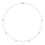 Pendentif diamants naturels ronds 0.30 carat or jaune Celestina